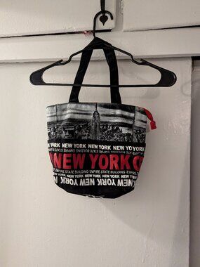 Robin Ruth New York City Skyline Small Canvas Tote Bag